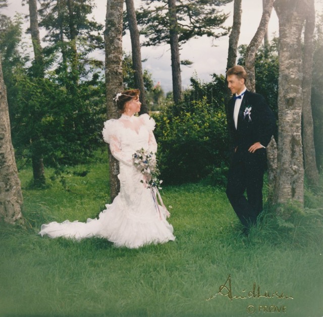 Vårt bryllup 17. august 1991